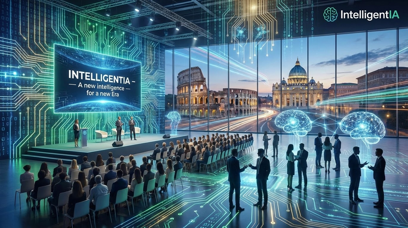 IntelligentIA: Roma ospiterà un evento dedicato al dialogo tra intelligenza umana e artificiale nel 2026